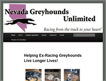 Tablet Screenshot of nevadagreyhounds.org